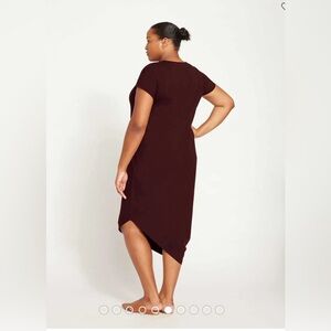 Iconic Geneva Dress in Black Cherry